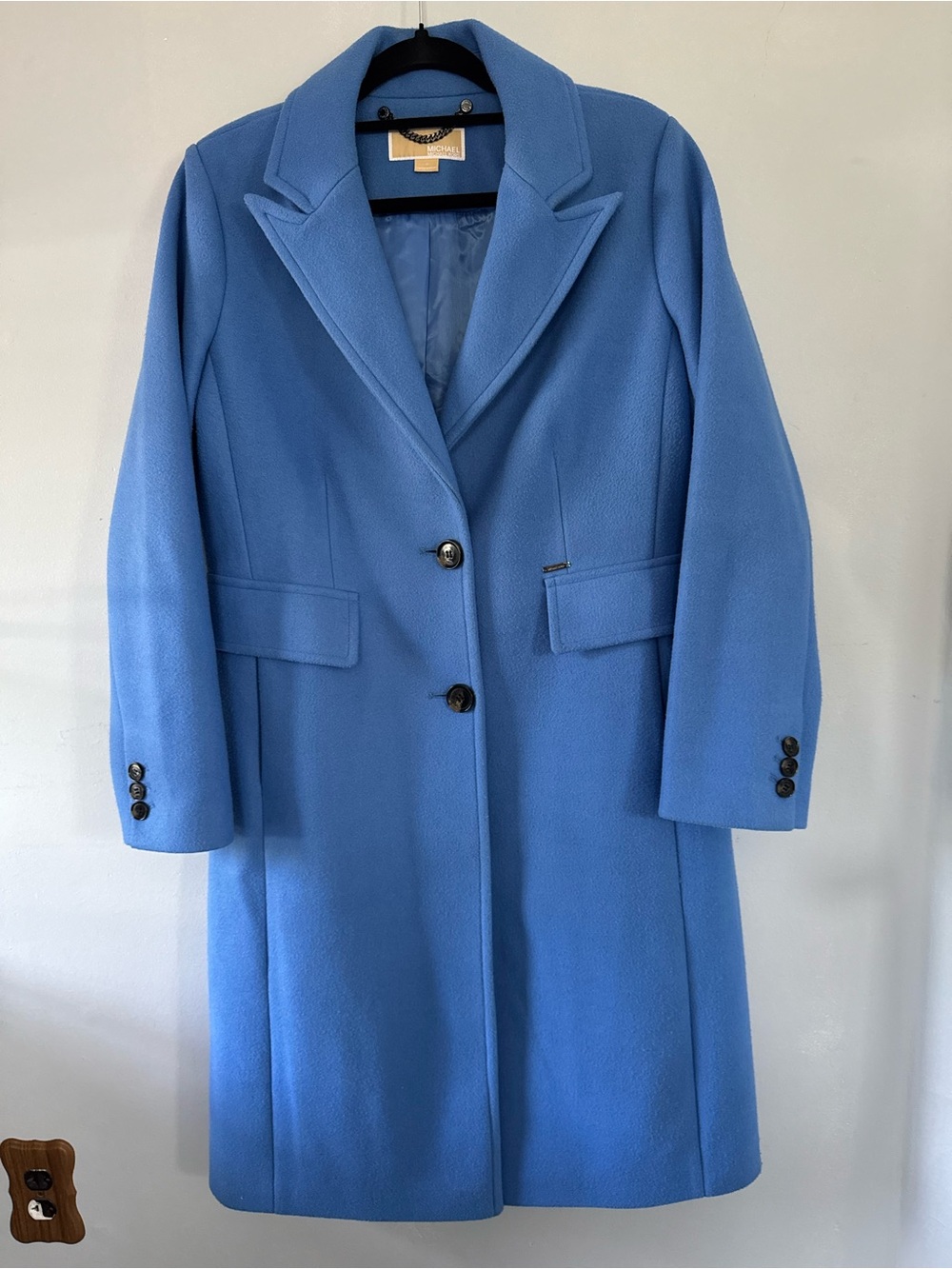 Classic Blue Women’s Wool-Blend Coat